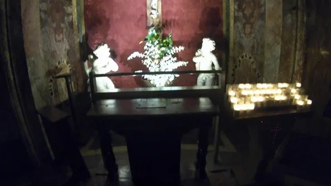 Old Crucifix Video stock 101001931