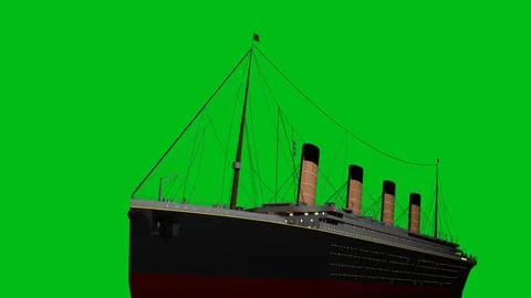 Old cruise ship Stock Illustration