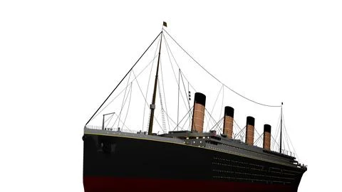 Old cruise ship Stock Illustration