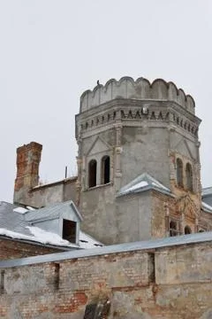 Old crumbling building Stock Photos