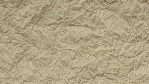 Old Crumpled Paper Stock Footage 205514964