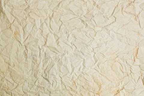Old crumpled paper texture background Stock Photos