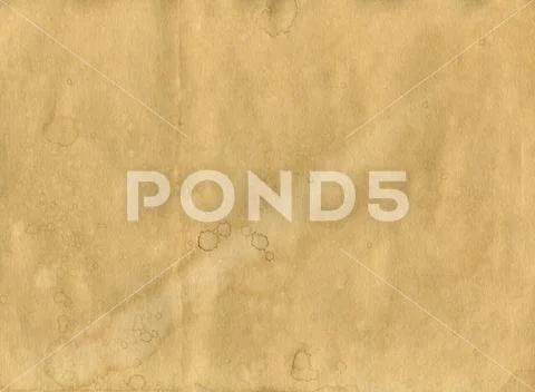 Old crumpled paper, texture with spots and blots, background ...