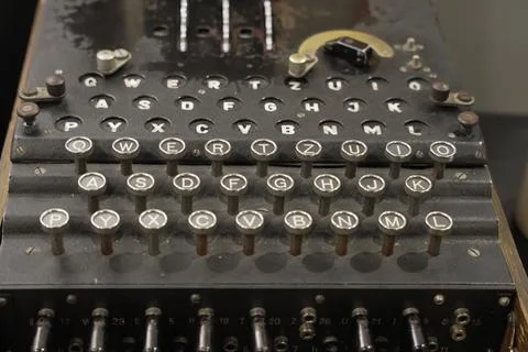 Old Cryptological Equipment - Close Up Stock Photos
