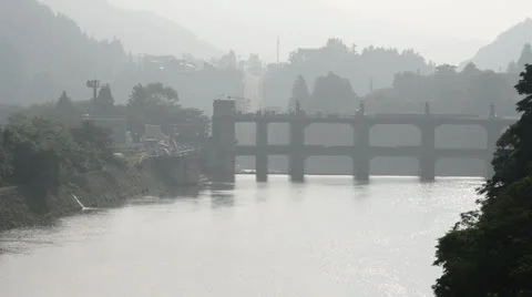 Old dam 動画素材 25013500