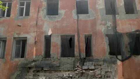 Old damaged house Stock Footage 241252712
