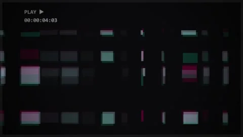 Old damaged tape overlay VHS Stock Footage 336159706