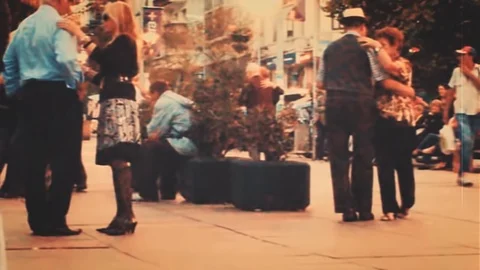 Old Dance Stock Footage 121346782