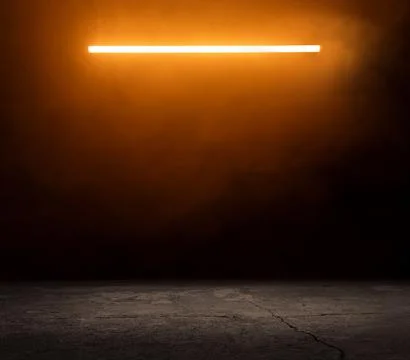 Old, dark empty basement room Stock Illustration