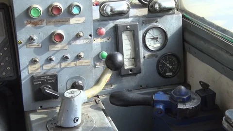 An old dashboard for the Ship Vídeo Stock 91245078