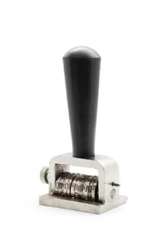 Old date stamper Stock Photos