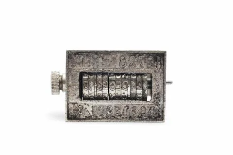 Old date stamper Stock Photos