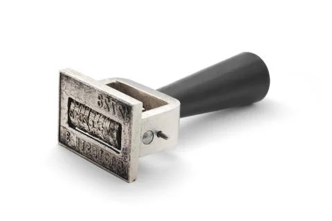 Old date stamper Stock Photos