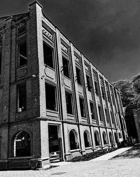 Old deactivated sugar cane mill. Stock Photos
