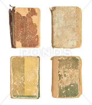 Old decrepit book cover Stock Photos