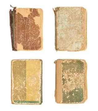 Old decrepit book cover Stock Photos
