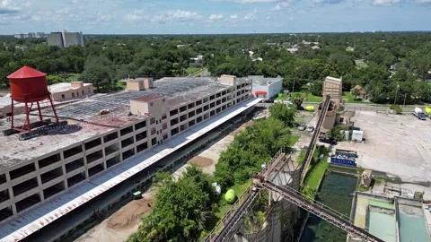 Old defunct stone silo 2 库存影片 247225908