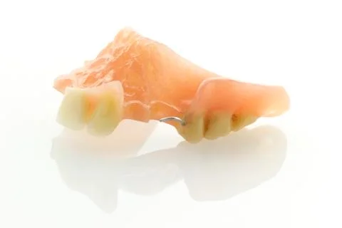 Old denture isolated Stock Photos