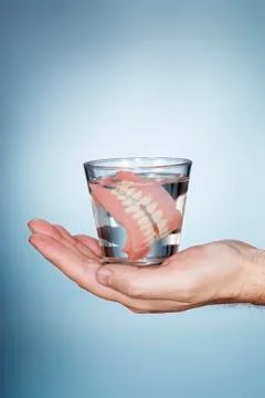 Old Dentures Foto stock