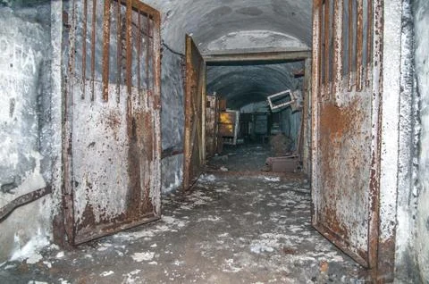 Old derelict mine. Foto stock