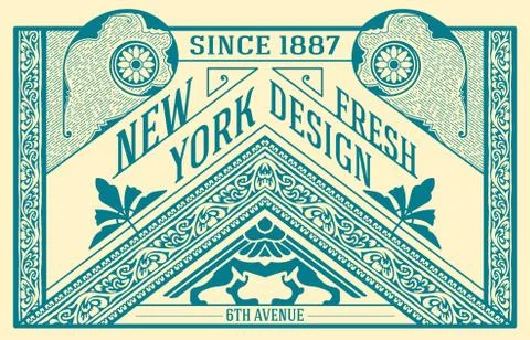 Old design Stock Illustration
