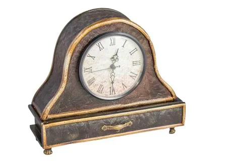 Old desk clock Stock Photos