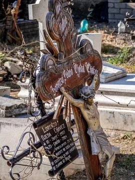 Old destroyed grave Stock Photos