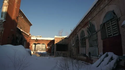 Old destroyed house Stock Footage 93427874