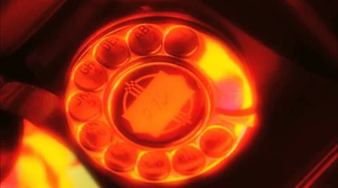 Old dial phone Stock Footage 20545349