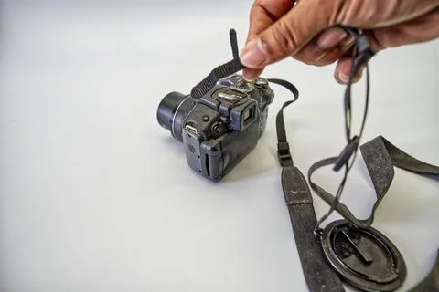 Old digital camera with an articulating screen Photos