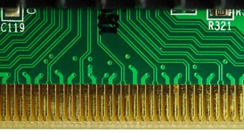 Old digital hardware close up. Stock Photos