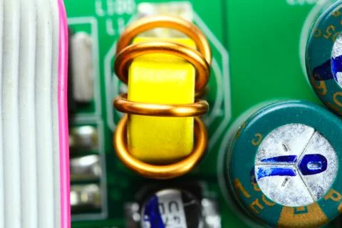 Old digital hardware close up. Stock Photos