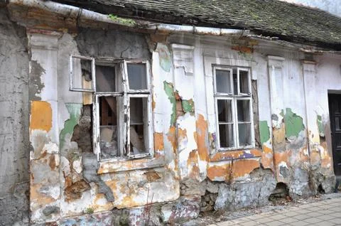 Old dilapidated building Foto stock