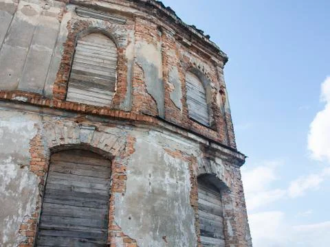 Old dilapidated building Stock Photos
