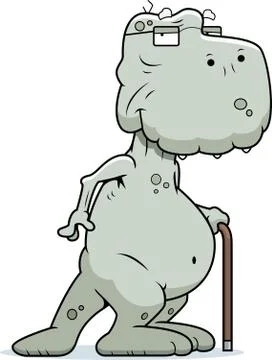 Old Dinosaur Stock Illustration