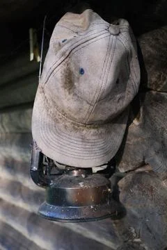 Old dirty baseball cap Stock Photos