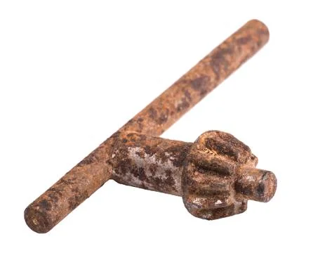 Old dirty chuck Key Stock Photos