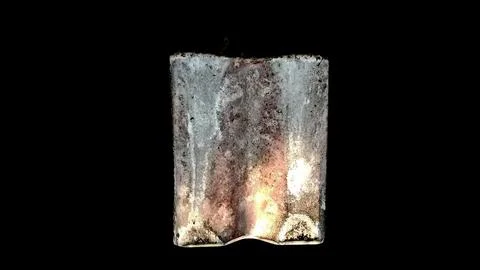 Old dirty wall texture background wallpaper, mold growth rainwater. Stock Photos