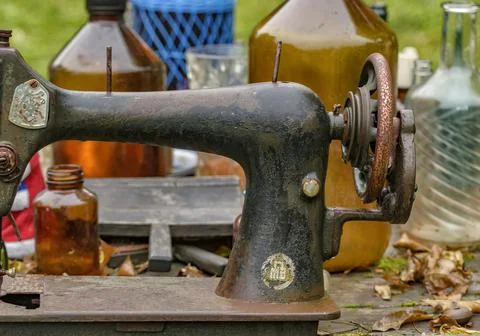 Old discarded things. Foto stock