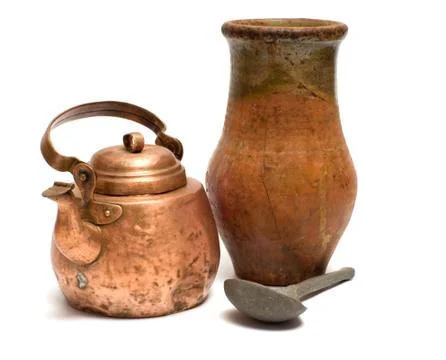Old dishes. Stock Photos