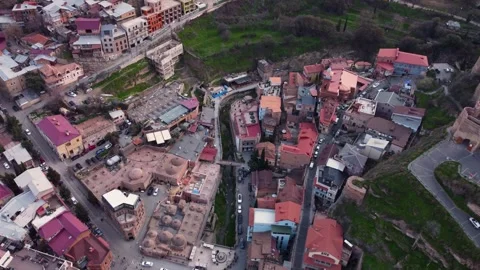 The old district of the city Stock Footage 243698769