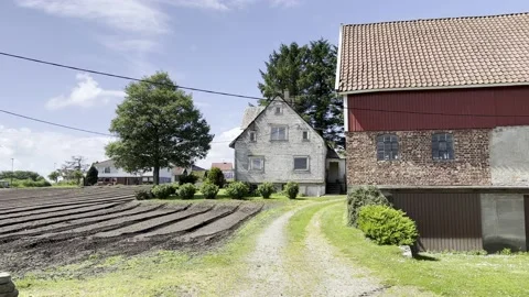Old disused farm Stock Footage 209150828