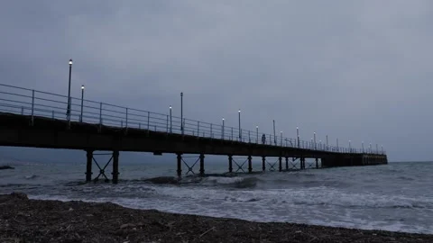 Old dock Stock Footage 262331387