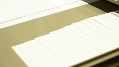 Old document on the table 22 Stock Footage 311767381