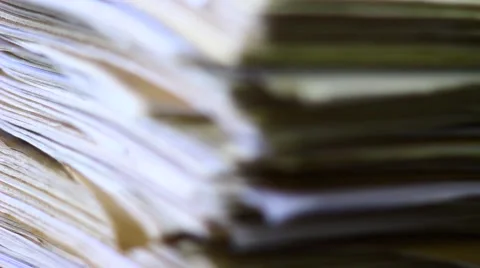 Old documents Stock Footage 51969853