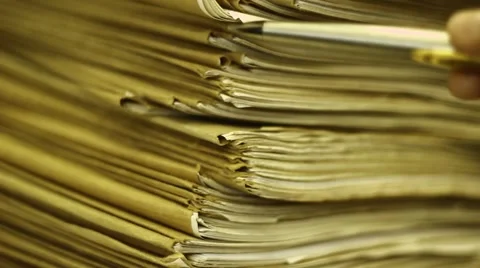 Old documents Stock Footage 51969993