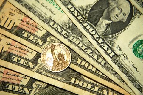 Old dollars Stock Photos