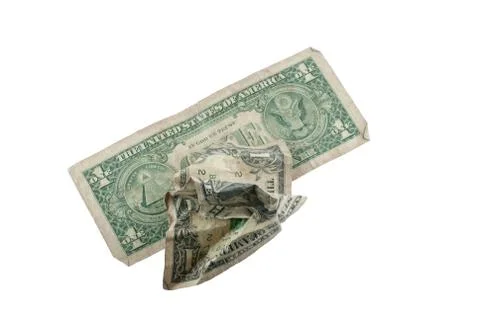 Old dollars Foto stock