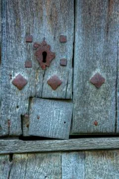 Old door and lock Photos