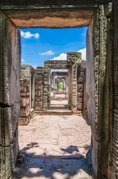Old door and way Stock Photos